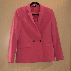 Top Shop Pink Double-Breasted Women's Blazer
